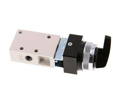 3/2 G1/8'' Rotary Switch Valve Black 0-8bar/0-112psi YPC