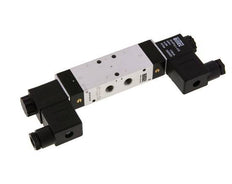 5/3 G1/8'' Center Closed Solenoid Valve 24V DC 3-10bar/42-140psi Airtec
