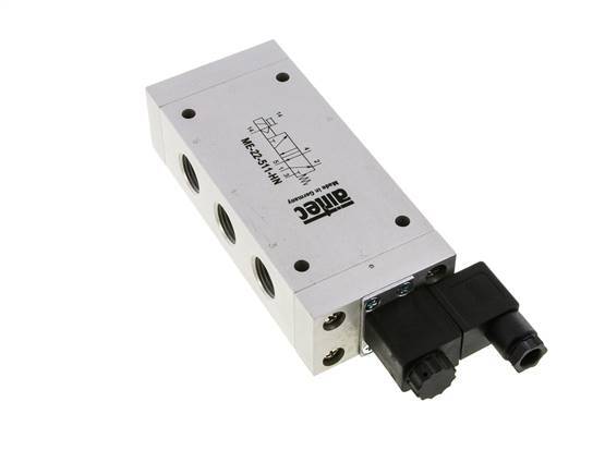 5/2 G1/2'' (G1/8'') Solenoid Valve External Pilot 230V AC 0-10bar/0-140psi Airtec