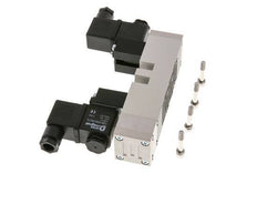 5/3 ISO 5599-1 Pressure Center Solenoid Valve 115V AC 2-10bar/28-140psi YPC