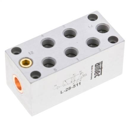 5/2 G1/8'' Air Pilot Valve 0-10bar/0-140psi Airtec