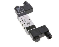 5/3 G1/8'' Center Closed Solenoid Valve 12V DC 3-10bar/42-140psi Airtec
