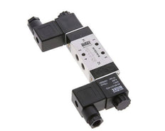 5/3 G1/8'' Center Closed Solenoid Valve 12V DC 3-10bar/42-140psi Airtec