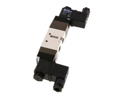 5/3 G1/4'' (G1/8'') Exhaust Center Solenoid Valve 230V AC 2-10bar/28-140psi YPC