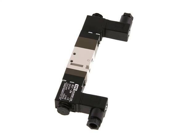 5/3 M5 Exhaust Center Solenoid Valve 24V DC 2-10bar/28-140psi YPC