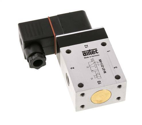 3/2 G1/4'' NC Solenoid Valve 24V DC ATEX 2.5-10bar/35.0-140psi Airtec