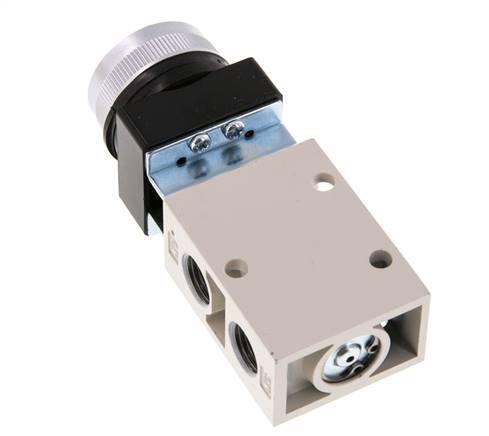3/2 G1/4'' Push Button Valve Black 0-8bar/0-112psi YPC