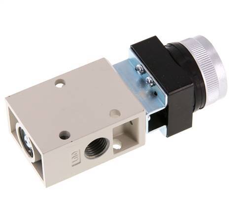 3/2 G1/4'' Push Button Valve Black 0-8bar/0-112psi YPC