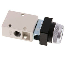 3/2 G1/4'' Push Button Valve Black 0-8bar/0-112psi YPC