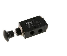 3/2 G1/8'' Axial Hand Lever Valve Detent 0-8bar/0-112psi E.MC