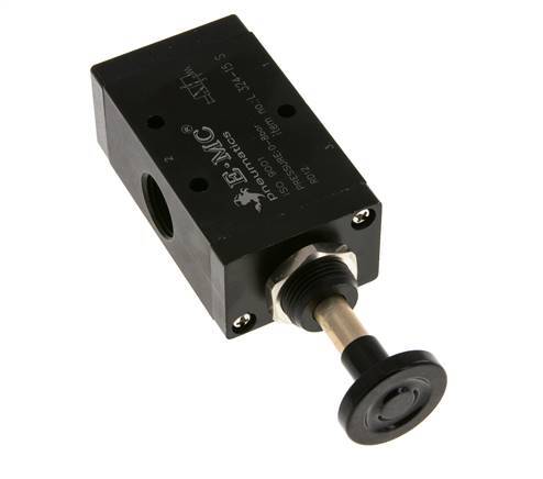 3/2 G1/2'' Axial Hand Lever Valve 0-8bar/0-112psi E.MC