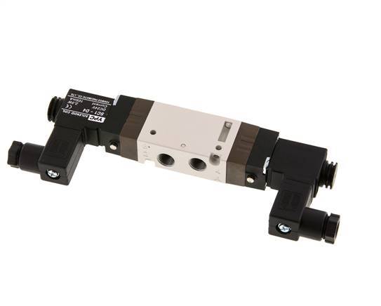 5/2 G1/8'' Bistable Solenoid Valve 24V DC 1.5-10bar/21.0-140psi YPC