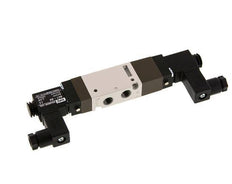 5/3 G1/8'' Center Closed Solenoid Valve 24V DC 2-10bar/28-140psi YPC
