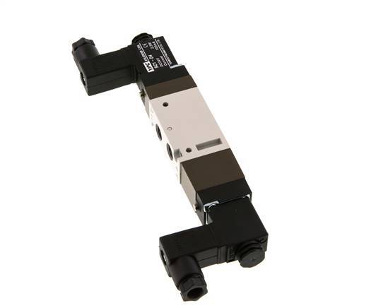 5/3 G1/8'' Center Closed Solenoid Valve 24V DC 2-10bar/28-140psi YPC