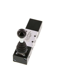 5/3 G1/8'' Center Closed Hand Lever Valve -0.95-10bar/-13.2-140psi