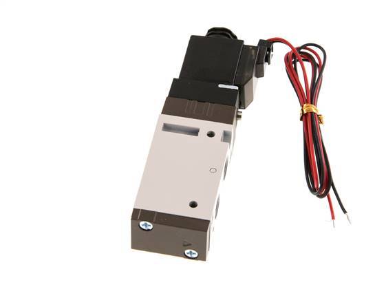 5/2 G1/8'' Solenoid Valve 24V DC 1.5-10bar/21.0-140psi 2-pin Plug YPC