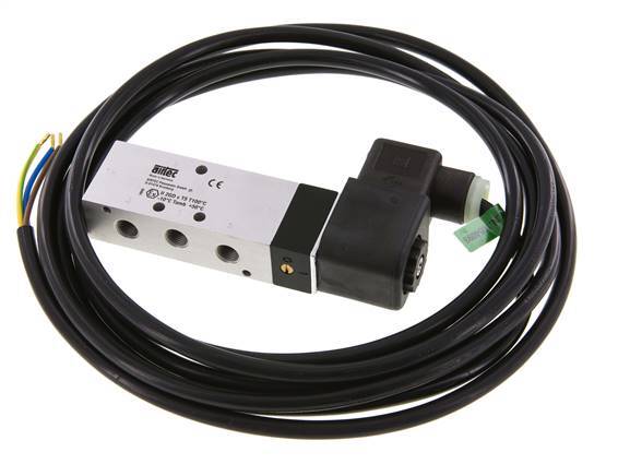 5/2 G1/8'' Solenoid Valve 24V DC ATEX 3-10bar/42-140psi Airtec