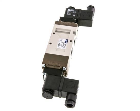 5/3 G3/8'' Pressure Center Solenoid Valve 230V AC 2-10bar/28-140psi YPC