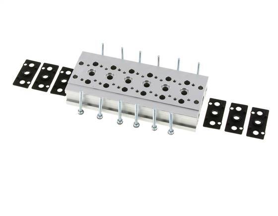 Manifold 6-Station YPC SF1000 5/2 5/3-way