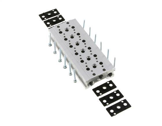 Manifold 6-Station YPC SF1000 5/2 5/3-way
