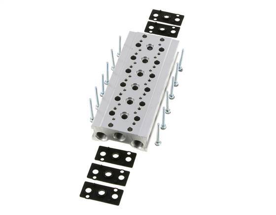Manifold 6-Station YPC SF1000 5/2 5/3-way