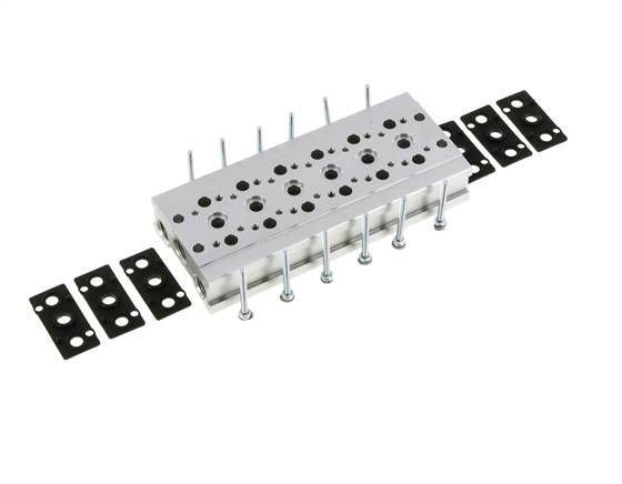 Manifold 6-Station YPC SF1000 5/2 5/3-way