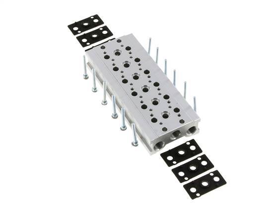 Manifold 6-Station YPC SF1000 5/2 5/3-way