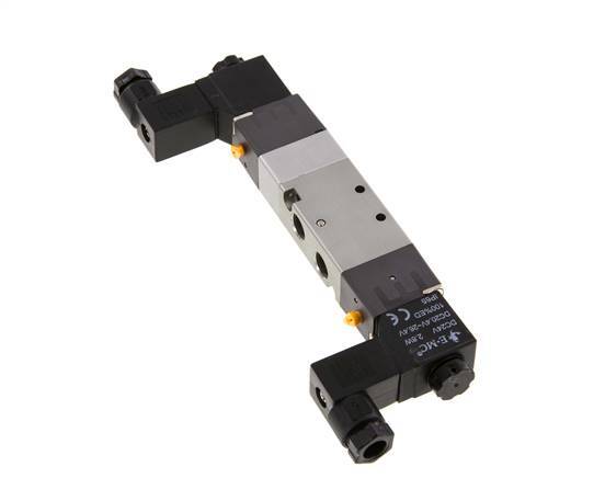 5/3 G1/8'' Center Closed Solenoid Valve 230V AC 1.5-8bar/21.0-112psi E.MC