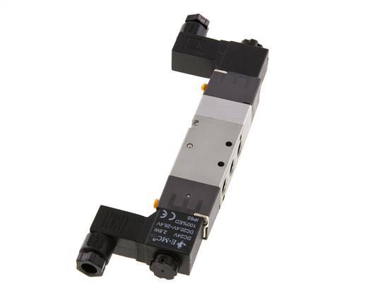 5/3 G1/8'' Center Closed Solenoid Valve 230V AC 1.5-8bar/21.0-112psi E.MC