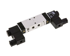 5/3 G1/8'' Pressure Center Solenoid Valve 12V DC 3-10bar/42-140psi Airtec