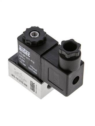 1x3/2 G1/8'' NC Solenoid Valve 24V DC -0.95-10bar/-13.2-140psi Airtec