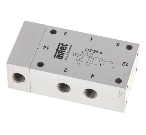5/2 G1/8'' Air Pilot Valve ATEX 0-10bar/0-140psi Airtec