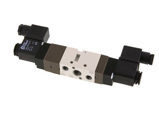 5/3 G1/4'' (G1/8'') Pressure Center Solenoid Valve 24V AC 2-10bar/28-140psi YPC