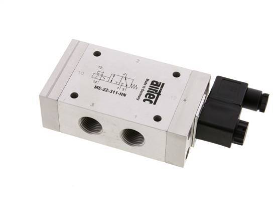 3/2 G1/2'' (G1/8'') Solenoid Valve External Pilot 115V AC 0-10bar/0-140psi Airtec