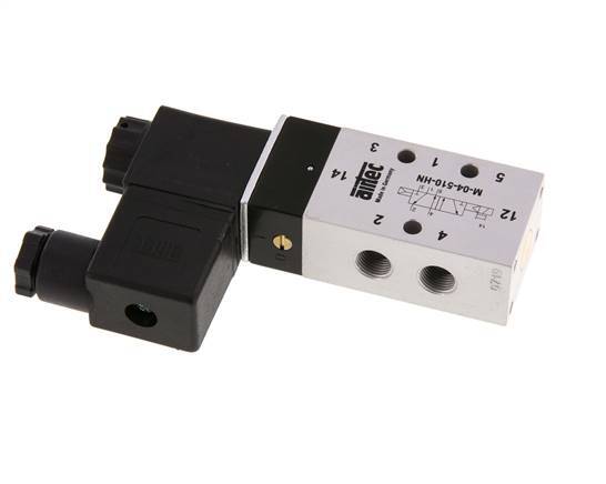5/2 G1/8'' Solenoid Valve 230V AC 2.5-10bar/35.0-140psi Airtec