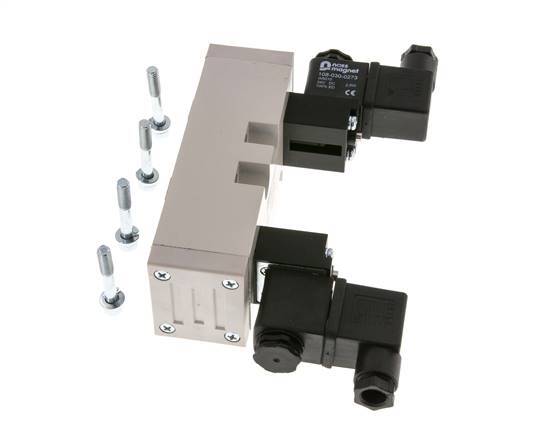5/2 ISO 5599-2 Bistable Solenoid Valve 12V DC 1.5-10bar/21.0-140psi YPC