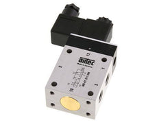 3/2 G1/4'' (G1/8'') Solenoid Valve External Pilot 24V DC 0-10bar/0-140psi Airtec