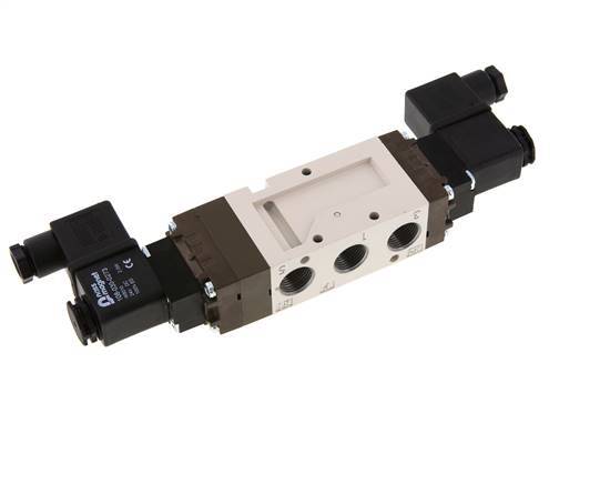 5/3 G3/8'' Center Closed Solenoid Valve 115V AC 2-10bar/28-140psi YPC