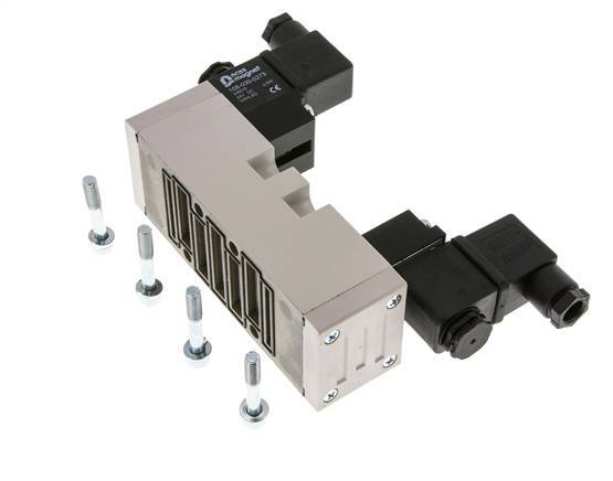 5/2 ISO 5599-2 Bistable Solenoid Valve 24V DC 1.5-10bar/21.0-140psi YPC