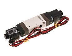 5/2 G1/8'' Bistable Solenoid Valve 24V DC 1.5-10bar/21.0-140psi 2-pin Plug YPC