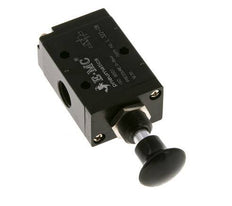 3/2 G1/4'' Axial Hand Lever Valve Detent 0-8bar/0-112psi E.MC