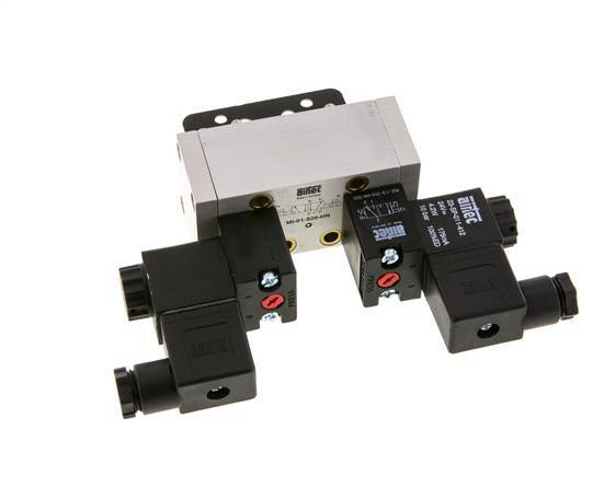 5/2 ISO 5599-1 Bistable Solenoid Valve 24V DC 2-10bar/28-140psi Airtec