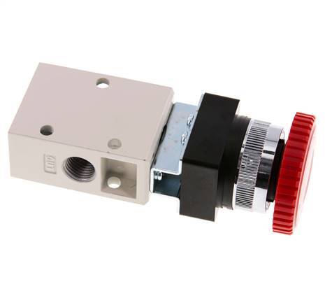 3/2 G1/4'' Emergency Stop Button Valve Red 0-8bar/0-112psi YPC