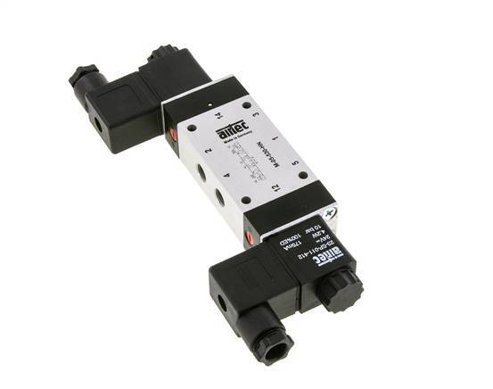 5/3 G1/8'' Center Closed Solenoid Valve 230V AC 3-8bar/42-112psi Airtec