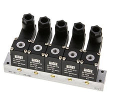 5x3/2 M5 NC Solenoid Valve 24V DC -0.95-8bar/-13.2-112psi Airtec