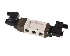5/3 G3/8'' Exhaust Center Solenoid Valve 24V DC 2-10bar/28-140psi YPC