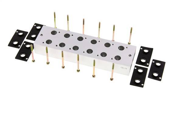 Manifold 6-Station E.MC 3/2-way