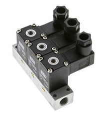 3x3/2 M5 NC Solenoid Valve 12V DC -0.95-8bar/-13.2-112psi Airtec
