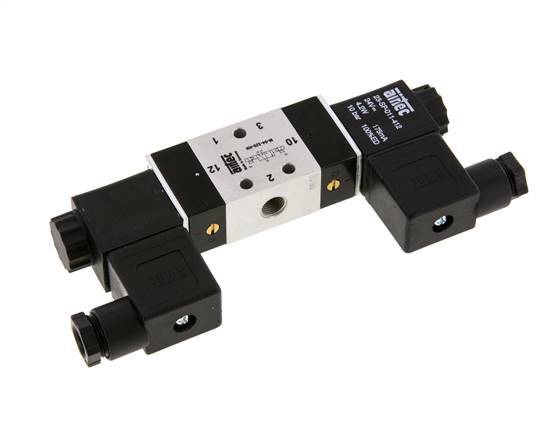 3/2 G1/8'' Bistable Solenoid Valve 115V AC 2.5-10bar/35.0-140psi Airtec