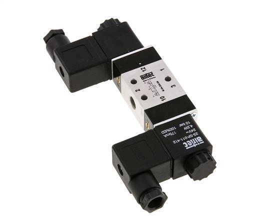 3/2 G1/8'' Bistable Solenoid Valve 115V AC 2.5-10bar/35.0-140psi Airtec